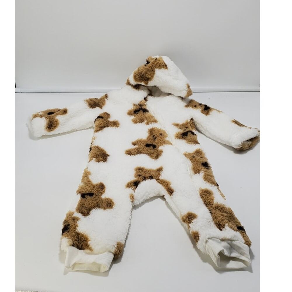 Miekisa Baby Unisex Bear Romper with Hood 9-12 months **NEW**